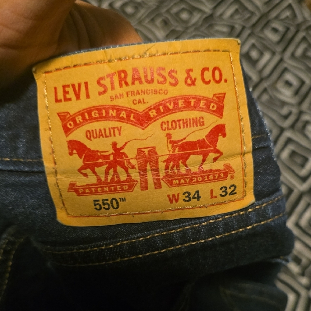 Levi's Men's Dark Blue Straight Jeans - Picture 7 of 7